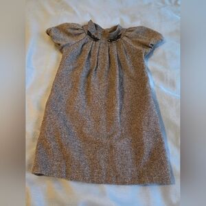 Zara Kids Gray Dress with Black Accents